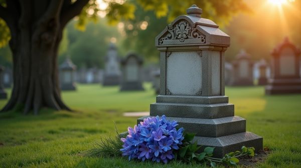 Exprimez la mémoire avec une pierre tombale originale